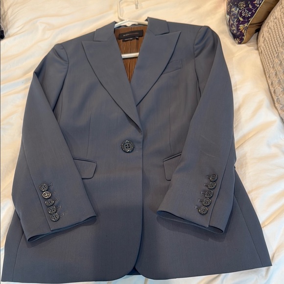 BCBGMaxAzria Blue Formal Blazer and matching pants - Picture 2 of 10